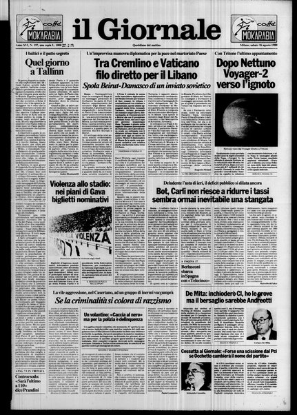 Il giornale : quotidiano del mattino